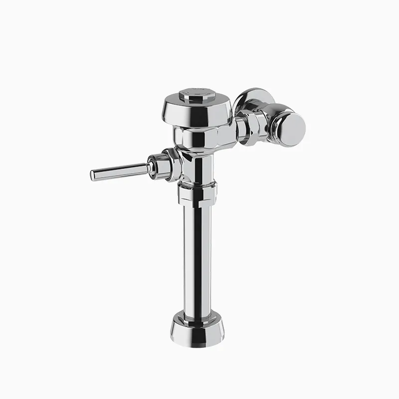 Fluxómetro Expuesto Manual de Descarga Sencilla, Cromo Pulido