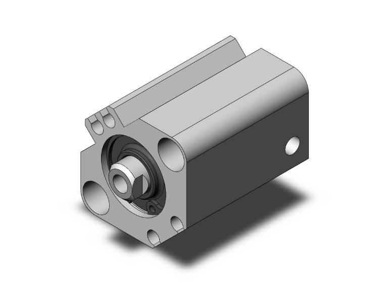 Compact Cylinder, 20 mm Size, Spring Return, Auto Switcher