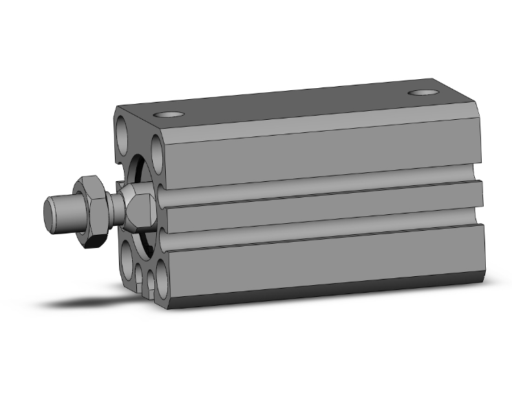 Cilindro compacto, tamaño 16 mm, detector magnético de doble efecto