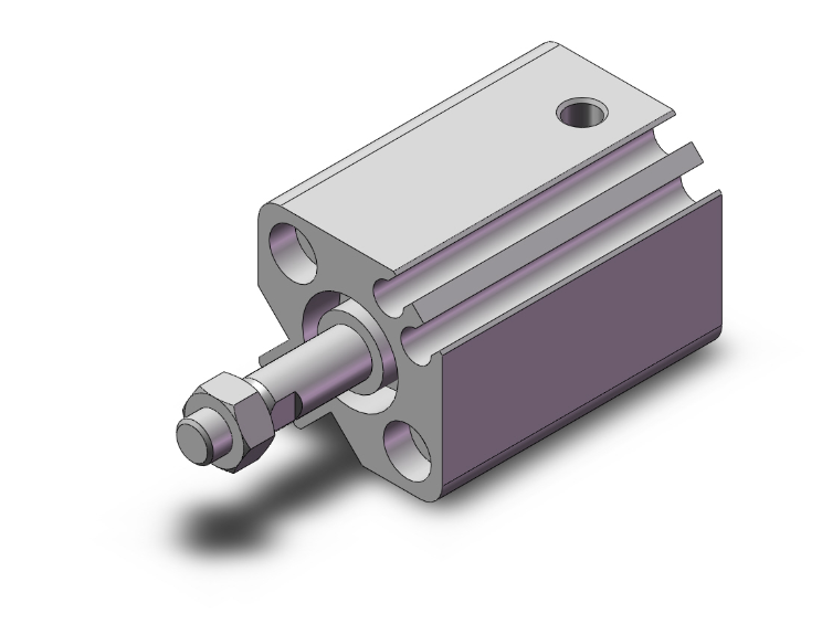 Compact Cylinder, 12 mm Size, Spring Ext-Auto Switcher