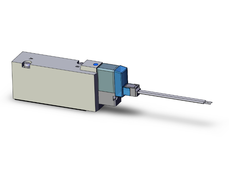 Válvula solenoide, tamaño de 5 puertos