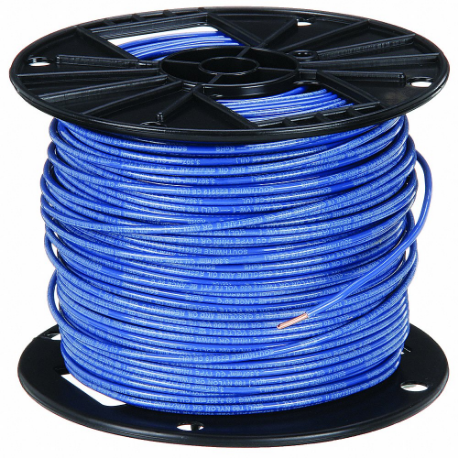 Building Wire, 12 AWG Wire Size, 1 Conductors, 2, 500 ft Length, Solid, Nylon, PVC