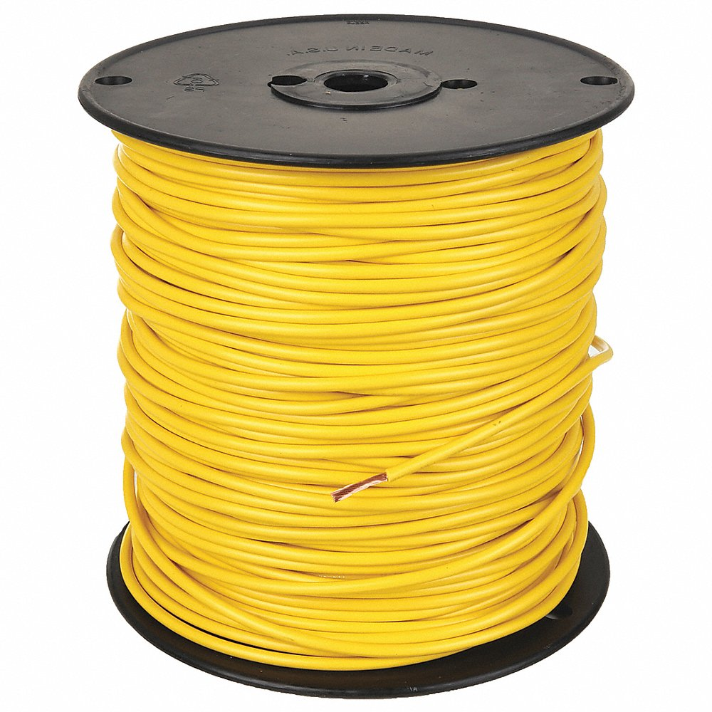 SOUTHWIRE COMPANY 411050502 Machine Tool Wire, 10 AWG Wire Size, Yellow, 500 ft Length, PVC | CR8RTH 5LXE4