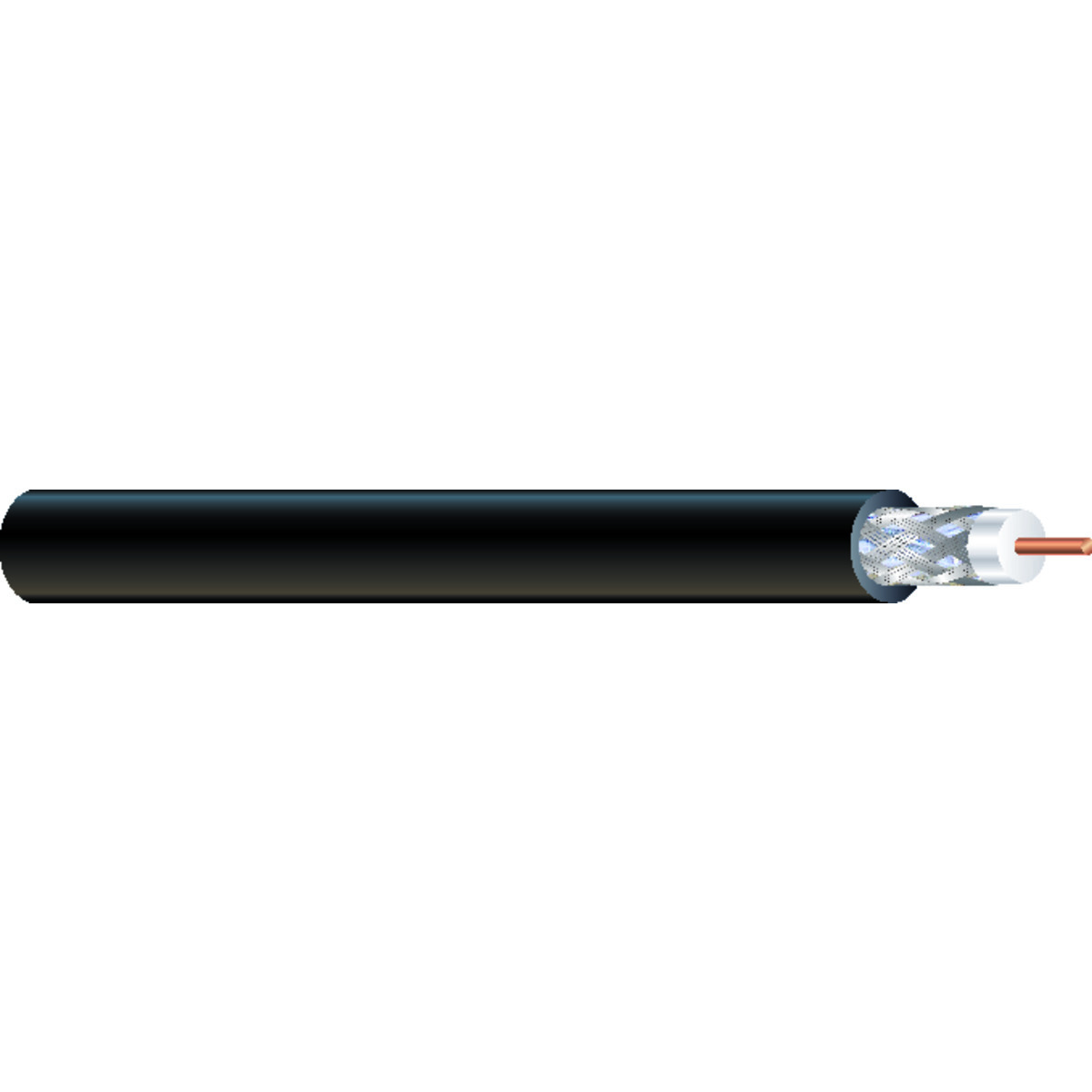 Cable coaxial, 2 conductores, 18 Awg