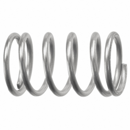 Compression Spring, Stainless Steel, 1 1/2 Inch Length, 0.042 Inch Wire Dia, 10 PK