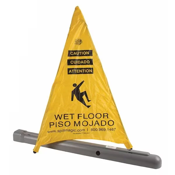 Flexible Safety Cone, Yellow, 3 Inch L