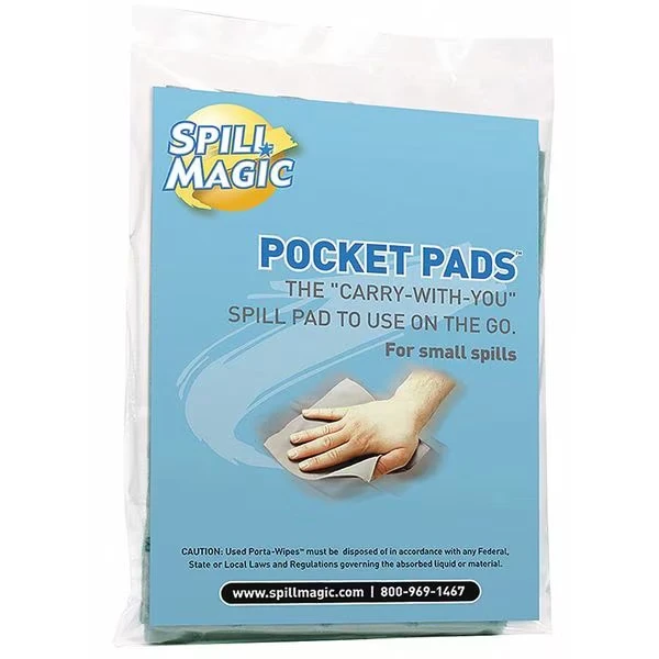 Absorbent Pad, Clear, 5 Inch L