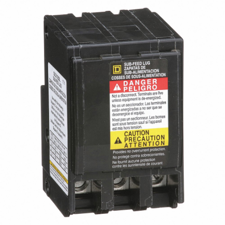 SQUARE D QO3125SL Molded Case Circuit Breaker, Thermal Magnetic, 100A, 240VAC | CE6HPP