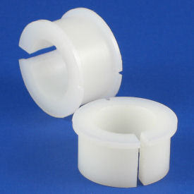 Pipe Adapter Bushing, Double Flange, 3/4 Inch Pipe Size, 1.065 Inch Bore, Nylon 6/6