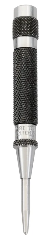 STARRETT 18AA Automatic Center Punch, 4 Inch Length, 7/16 Inch Dia. | AC4HJK 2ZVE8 / 50119