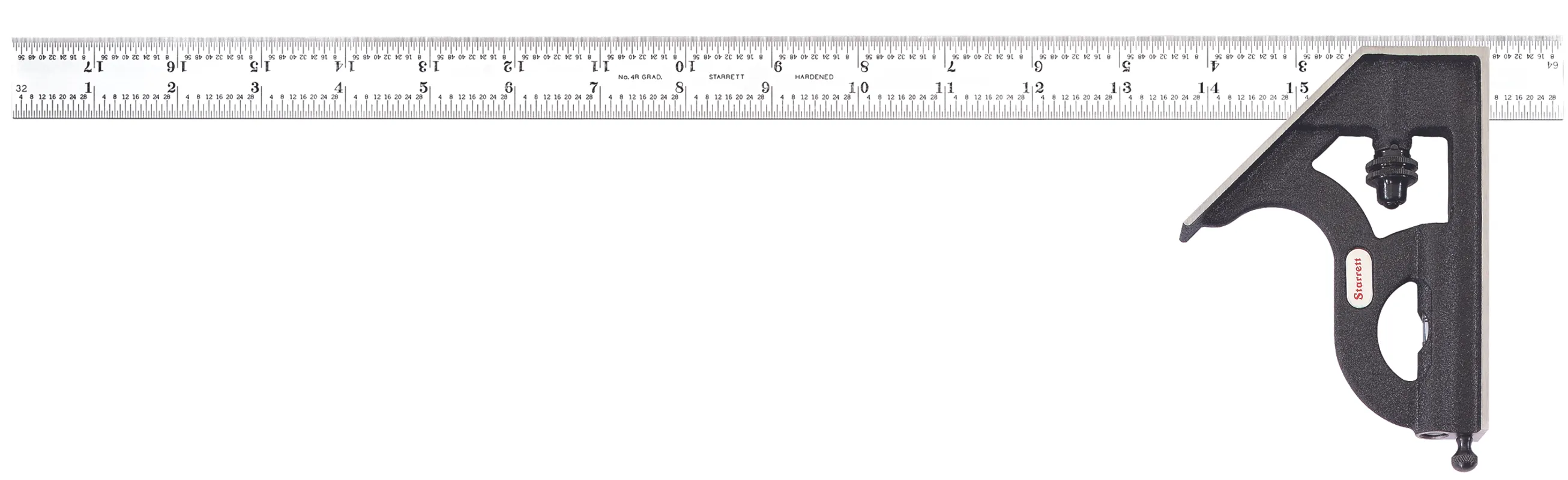 STARRETT C11H-18-4R 18 Inch Combination Square, 2 Pc | AE6MZZ 5UAP5 / 56370