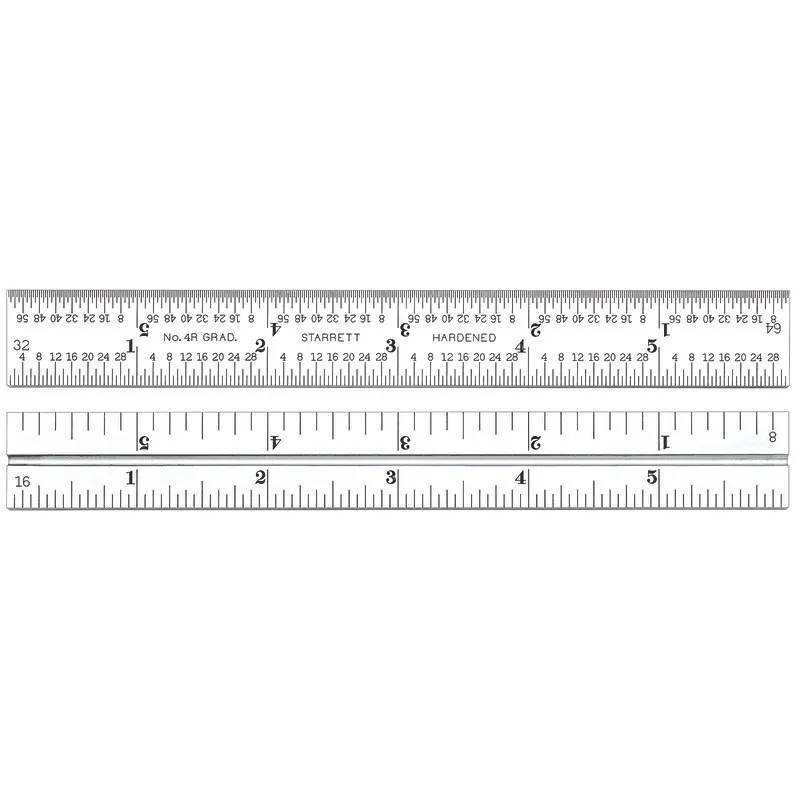 STARRETT CB6-4R 6 Inch Combination Square Blade | AC4HAU 2ZUR6 / 50080