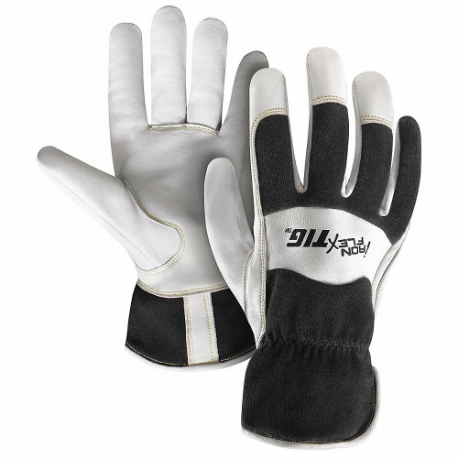 Welding Gloves, Kidsk Inch, TIG, M, FR Back, PR, Keystone Thumb, Slip-On Cuff, Premium