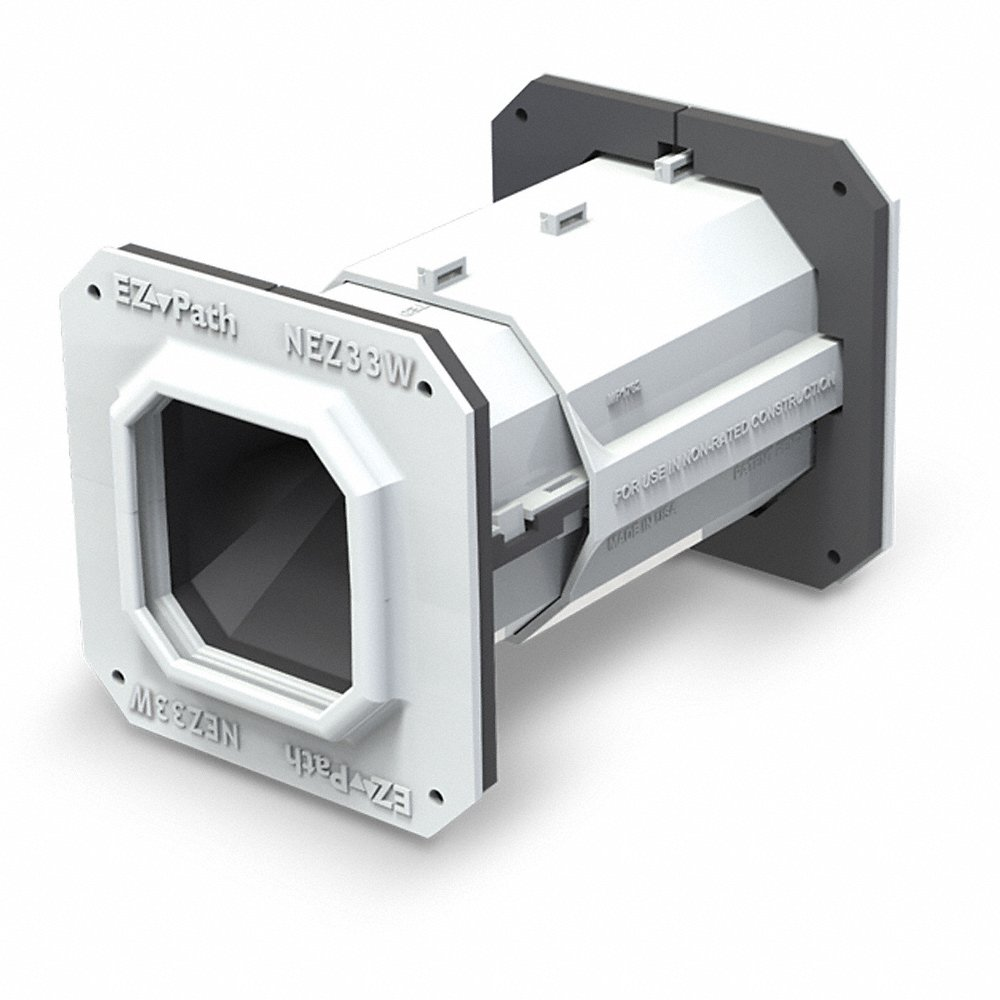 Smoke and Acoustical Pathway Device, Square, 6.5 Inch Ht, 6.25 Inch Lg