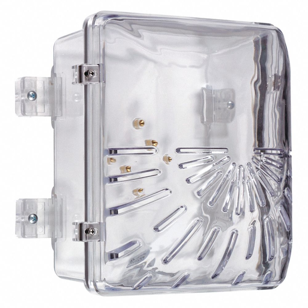 Horn strobe Damage Stopper, 4 Inch, Polycarbonate, 8 1/2 Inch Dp, 6 1/2 Inch Lg