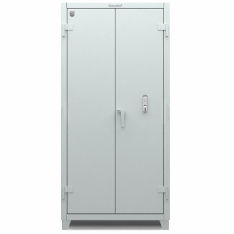 STRONG HOLD 36-243-EK-L Cabinet, 36 Inch x 24 Inch x 75 in, Swing Handle & Electronic Lock, Legs, Shelves, Battery | CU4UED 795CW9