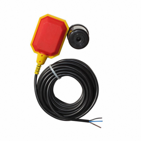 Float Switch, 110 VAC/12 VDC/220 VAC, 10 ft Cord Length, 13 A
