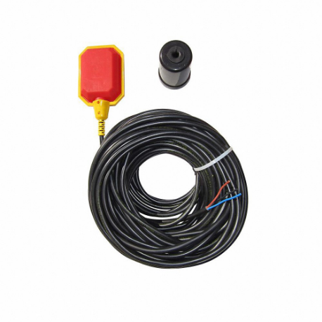 Float Switch, 110 VAC/12 VDC/220 VAC, 33 ft Cord Length, 13 A
