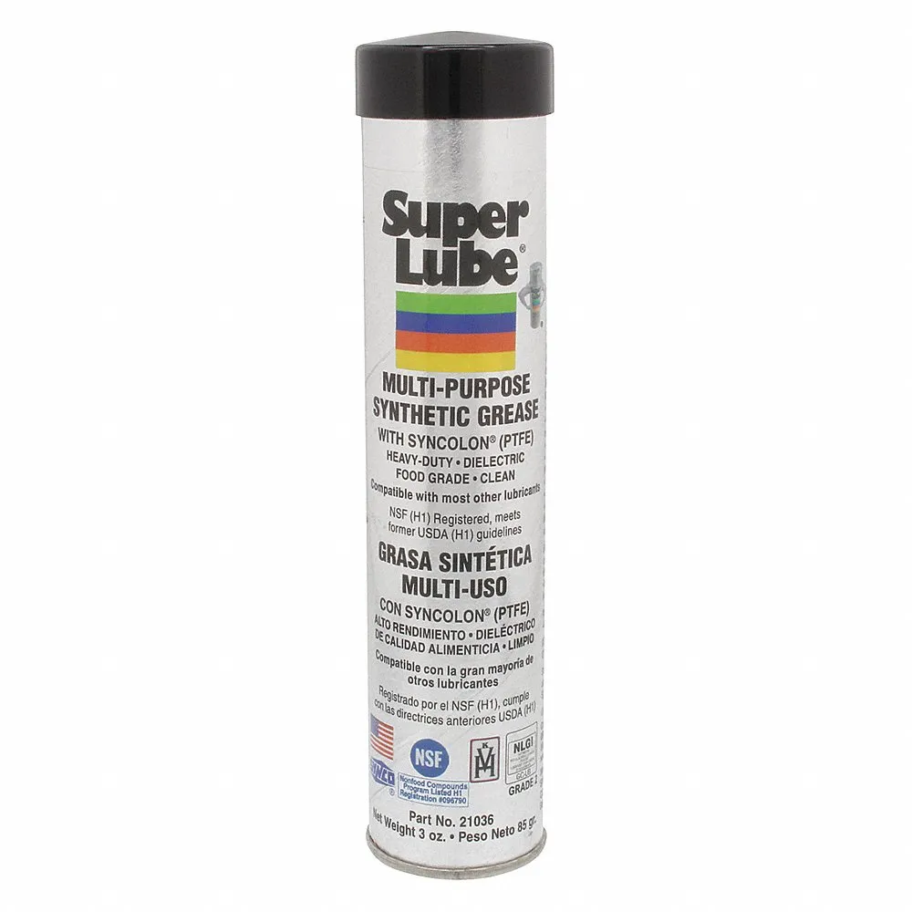 Multi-Purpose Synthetic Grease, NLGI 2, With PTFE, 3 Oz, Cartridge