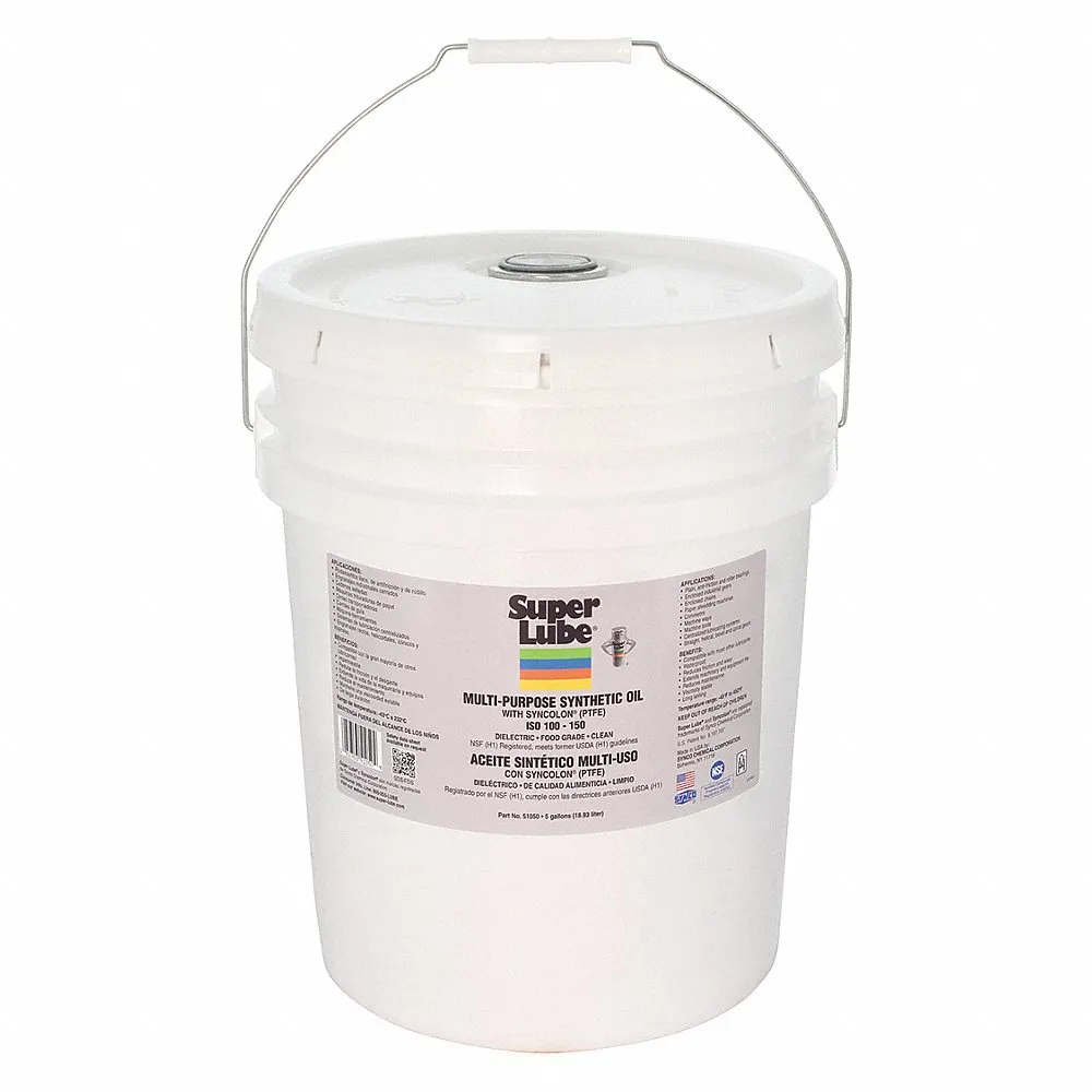 Multi-Use Synthetic Oil With PTFE, 5 Gallon, Pail