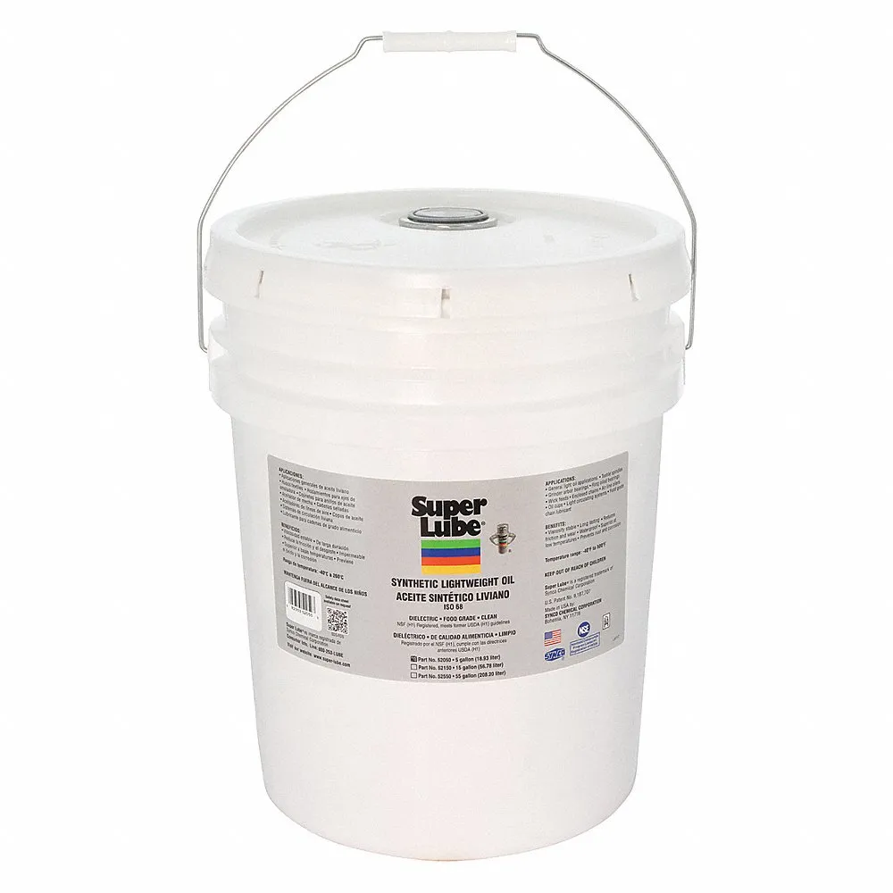 Multi-Use Synthetic Lightweight Oil, ISO 68, 5 Gallon, Pail
