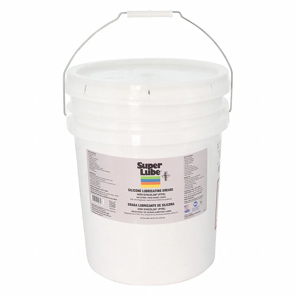 Multipurpose Grease, Silicone Lubricating Grease, 30 lb, Pail, H1 Food Grade, NLGI 2