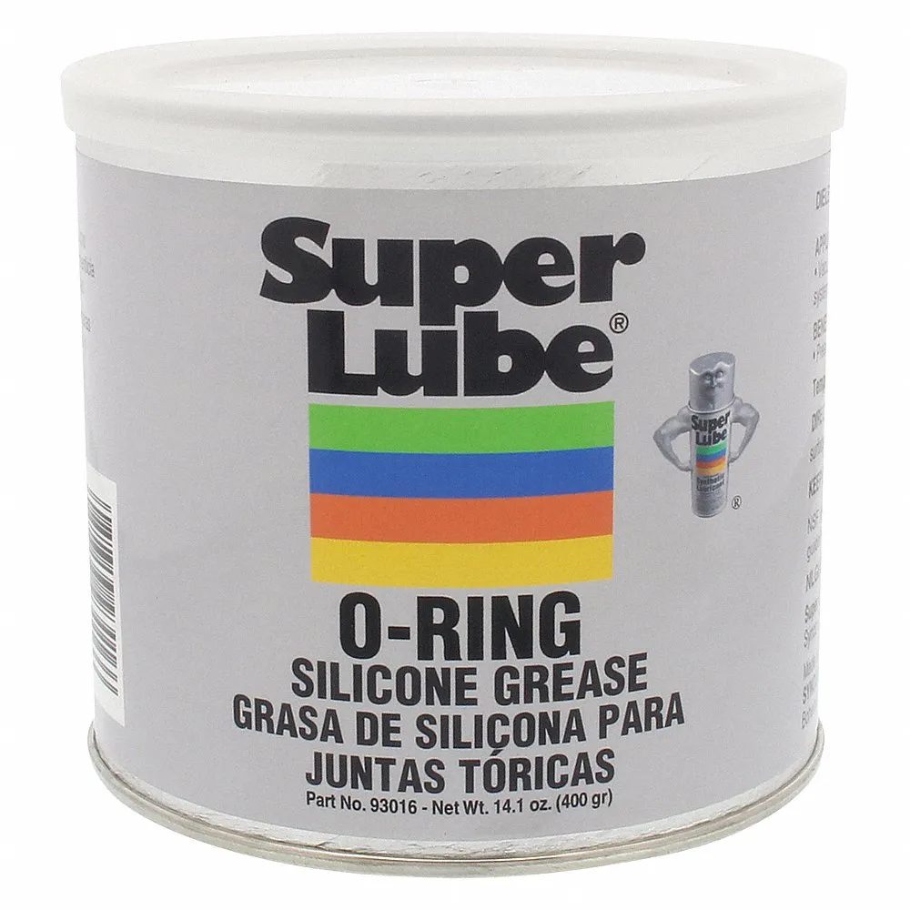 O-Ring Silicone Grease, O-Ring Silicone Grease, 14 oz Container Size, Can, NLGI Grade 2