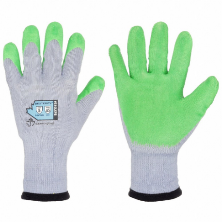Knit Gloves, Size M, ANSI Needlestick Level 5, ANSI Cut Level A5, Smooth, Palm, 1 Pair