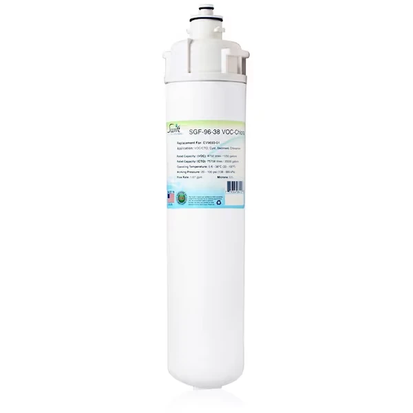 SWIFT GREEN FILTERS SGF-96-38 VOC-Chlora SGF-96-38 VOC-Chlora Replacement water filter for Everpure EV9693-01 | CY8LLK