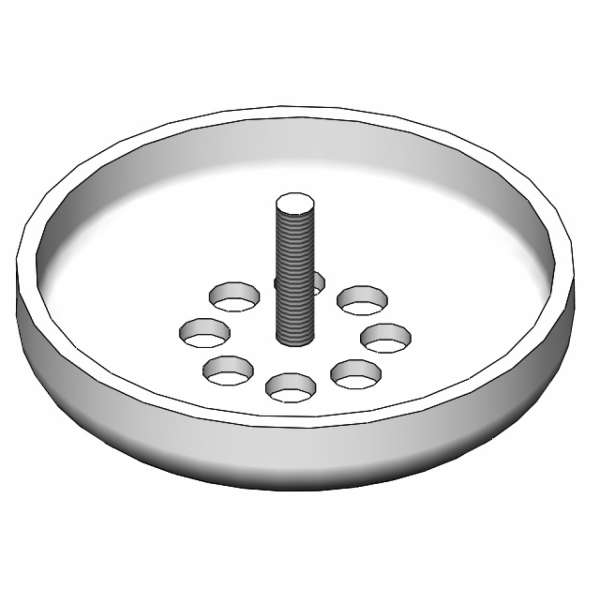 Overflow Strainer Face, Stainless Steel