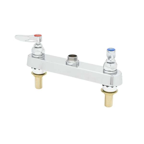 Workboard Faucet, Deck Mount, 8 Inch Centers, Lever Handles