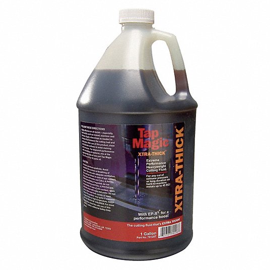 Aceite de corte, 1 gal. Tamaño del recipiente, botella comprimible, líquido oscuro