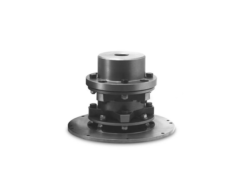 FSH Form Flex Coupling, 70 Size, 26 Adapter Size, SAE Adapter Bolting