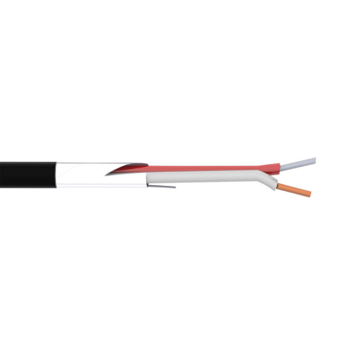 Thermocouple Extension Wire, Shielded, 2 Conductors, 20 Awg, Iron And Copper-Nickel