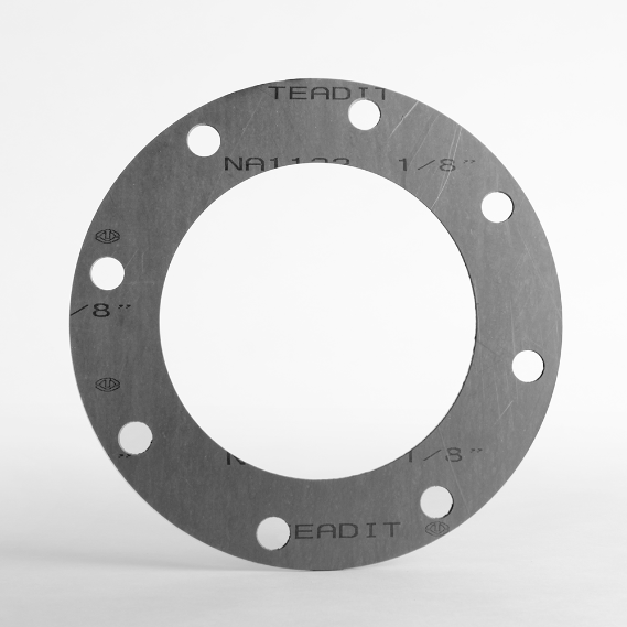 Full Face Cut Gasket, NA1122, 1/16 Inch Thickness, 8 Inch Size, 300# Class