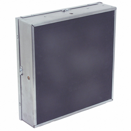 Calentador de panel infrarrojo, interior, temperatura frontal de 1, 600 grados F, 240/480 V CA, 2 elementos