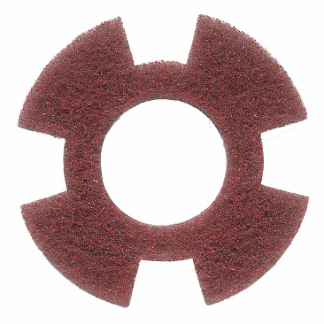Almohadilla Twister, Roja, Tamaño de almohadilla de piso de 9 pulgadas, 350 rpm, Diamantes microscópicos, Paquete de 2