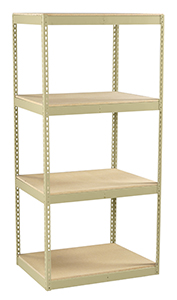 Records Storage Rack, 3 Opening, 42 x 30 x 84 Inch Size