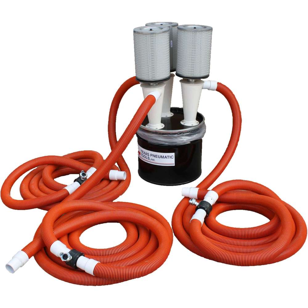 Dust Collection System, Multi Unit 3 Way