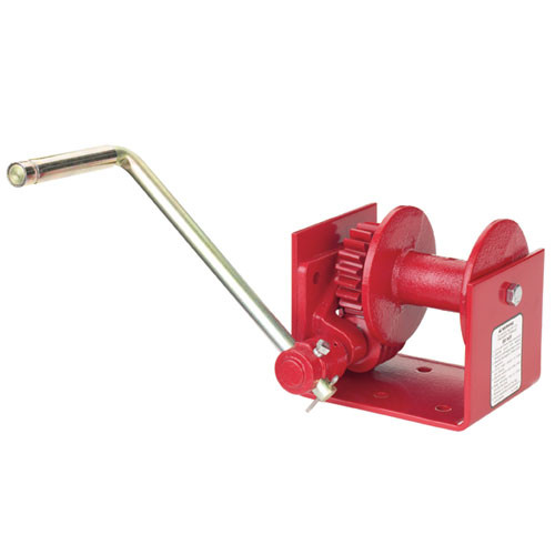 THERN 465 Worm Gear Hand Winch, Open Gear, 750 Lbs | CY3KRE
