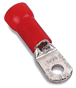 Ring Terminal, 8Awg Wire, #10 Stud, Insulated