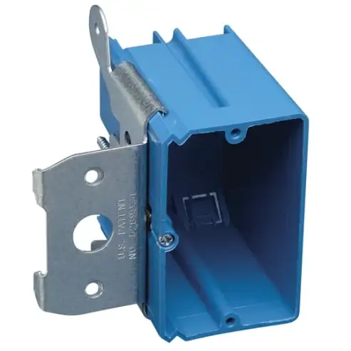 Outlet Box, Volume 21 Cubic Inch, Length 3.65 Inch, 40PK