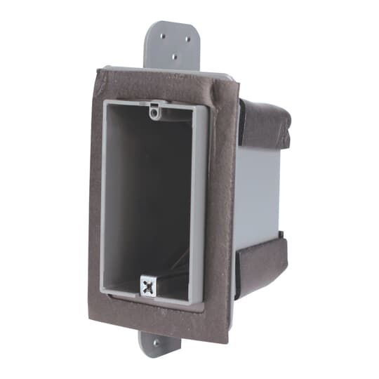 One-Gang Airtight Device Box, Volume 18 Cubic Inch, 100PK