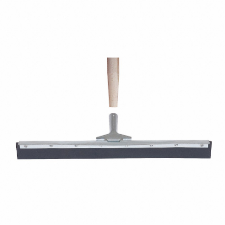 Floor Squeegee, Single Blade, Includes Handle, Tapered, Not Threaded Thread, Foam Rubber