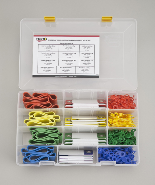 Spectrum Sample Kit, Identification System, Kit Type Grease Washers & Collars