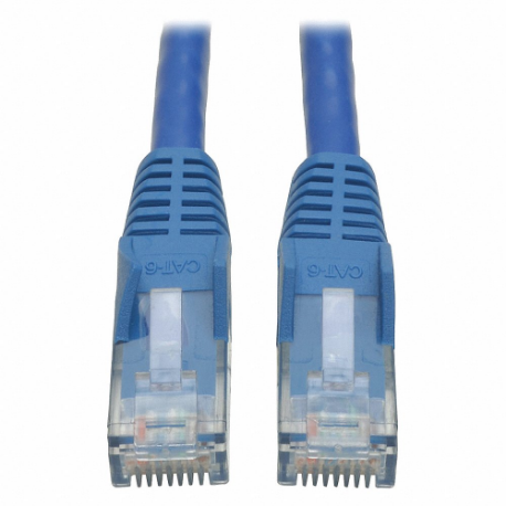Cable Cat6, Sin Enganches, Moldeado, RJ45, Azul, 3 pies
