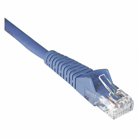 Cable de conexión moldeado, Cat6, 7 pies, azul