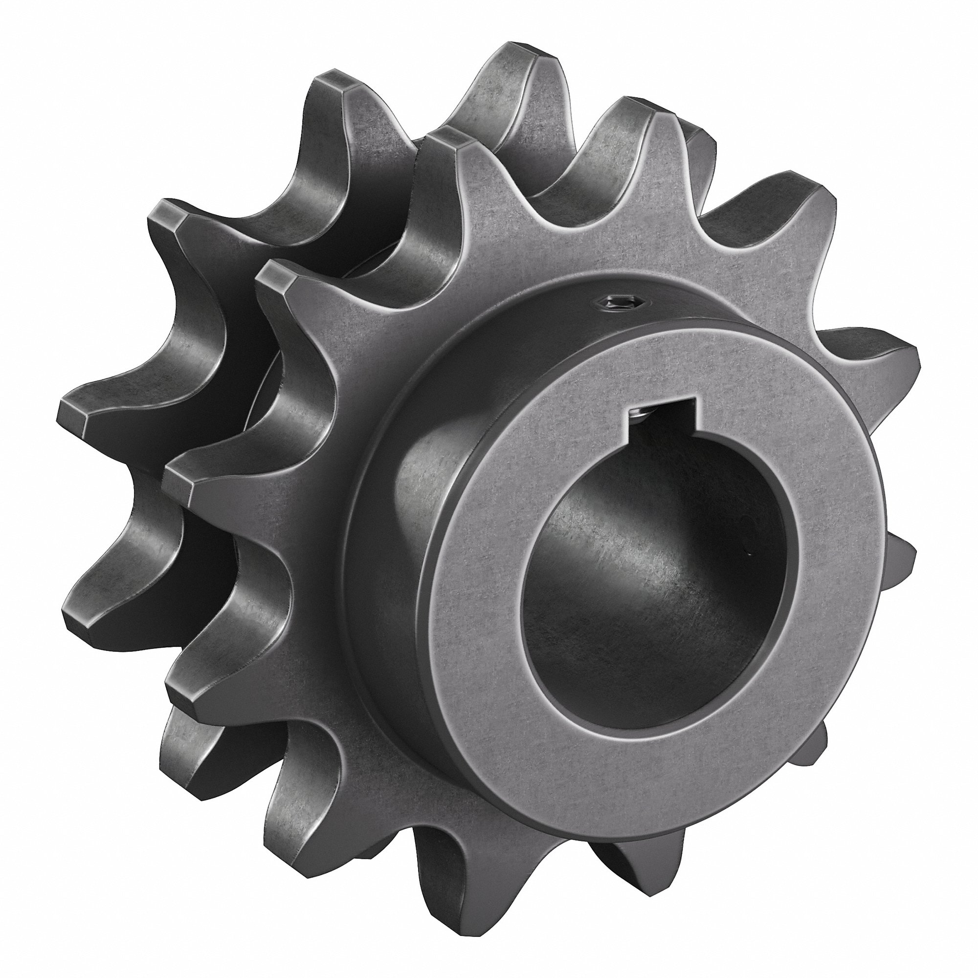 TRITAN D80BS12H X 1 1/2 Roller Chain Sprocket, 1 1/2 Inch Bore Dia, 12 Teeth, Steel | CU6YPK 55WE93