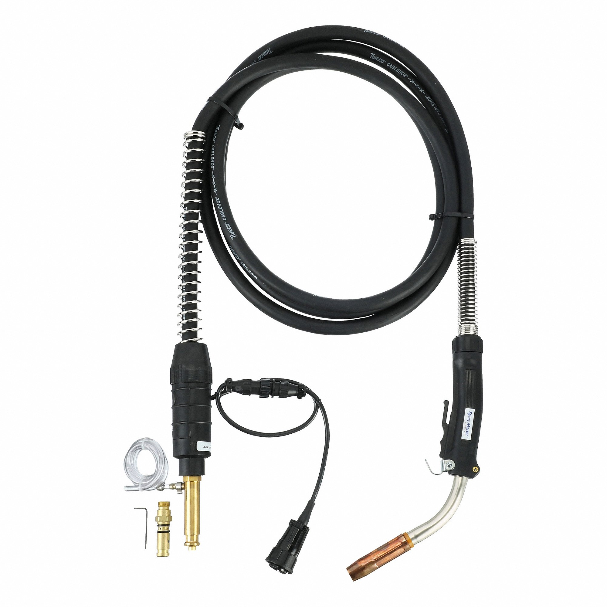 TWECO 1036-1647 MIG Gun, Spray Master 350, 350 A, 1/16 in, 15 ft, Lincoln-Compatible | CU7DML 61RG66