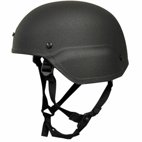 Level IIIA Standard Cut Helmet, M Fits Hat Size, Suspension, Black, Aramid, Level IIIA